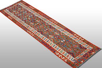 A runner carpet, Kilim, ca 389 x 83 cm.