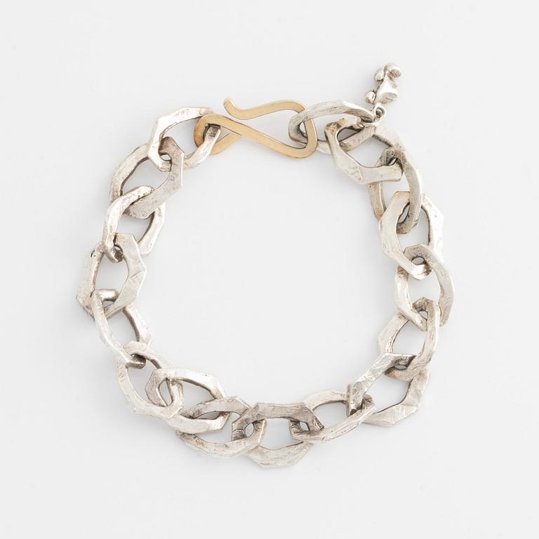 Sandberg, armband, silver och 18K guld.