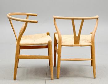 KARMSTOLAR, 6 st, "Y-stolen", Hans J Wegner, Carl Hansen & Son.