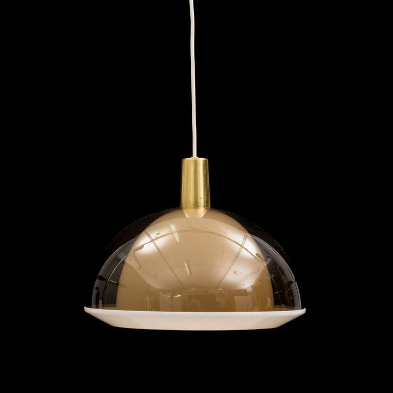 A 1970s plastic ceiling light by Iky Nummi-.