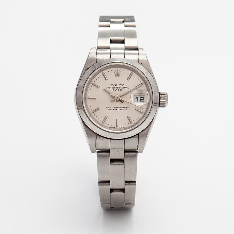Rolex, Oyster Perpetual, Date, wristwatch, 26 mm.