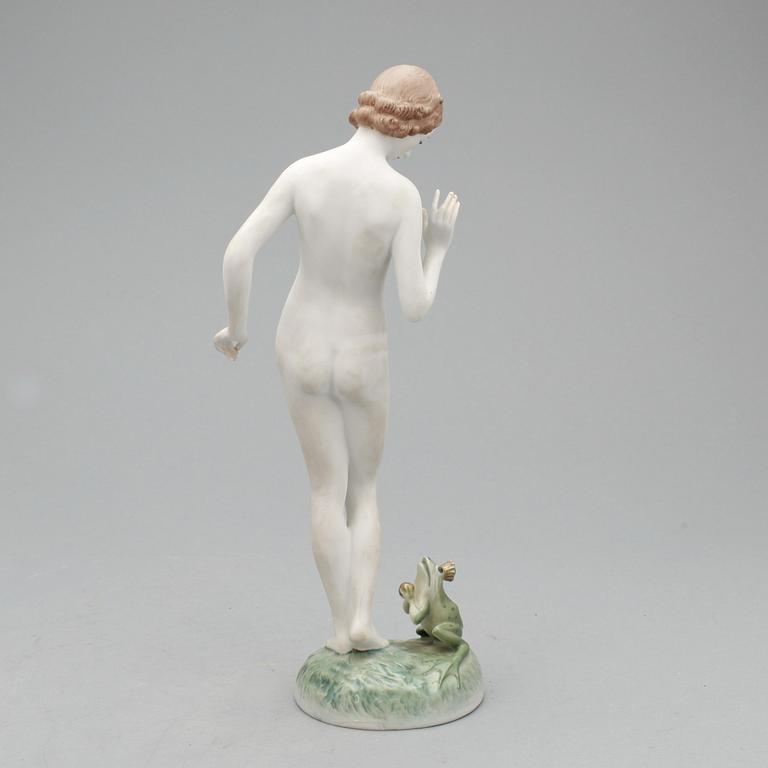 FIGURIN, porslin, "Grodprinsen", M F Fritz, Rosenthal.