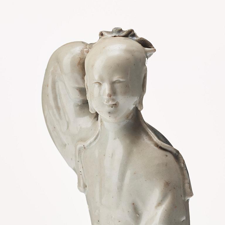 Figurin, blanc de chine. Qingdynastin, 1700-tal.