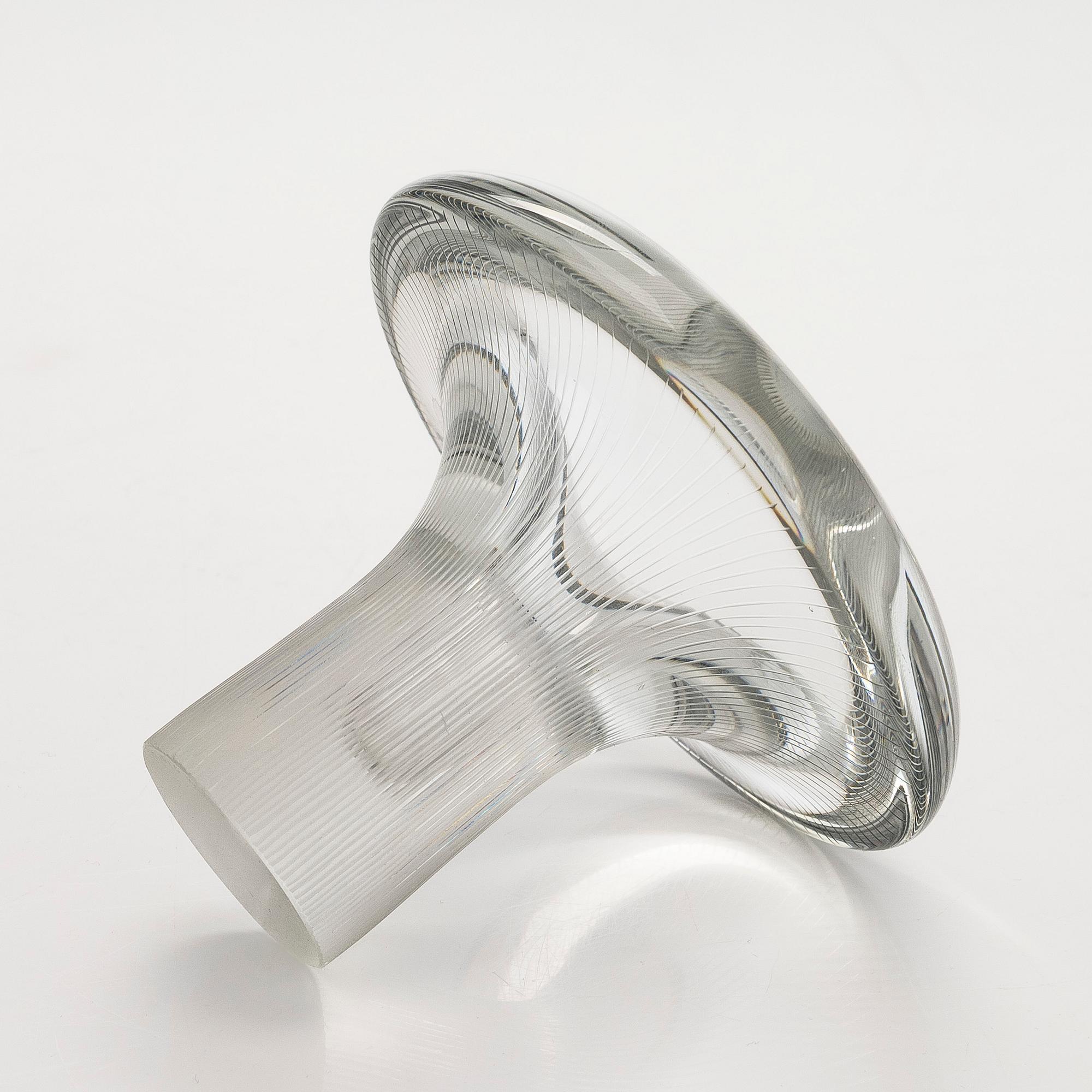 Tapio Wirkkala, maljakko, "Tatti", 3552, signeerattu Tapio Wirkkala - Iittala -55.