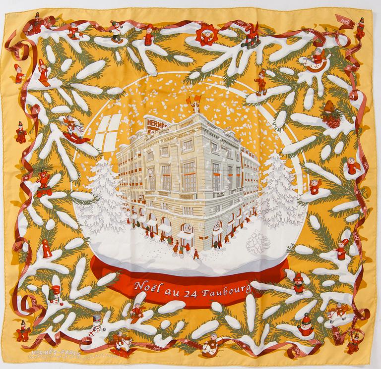 SCARF, "Noel au 24 Faubourg", Hermès.