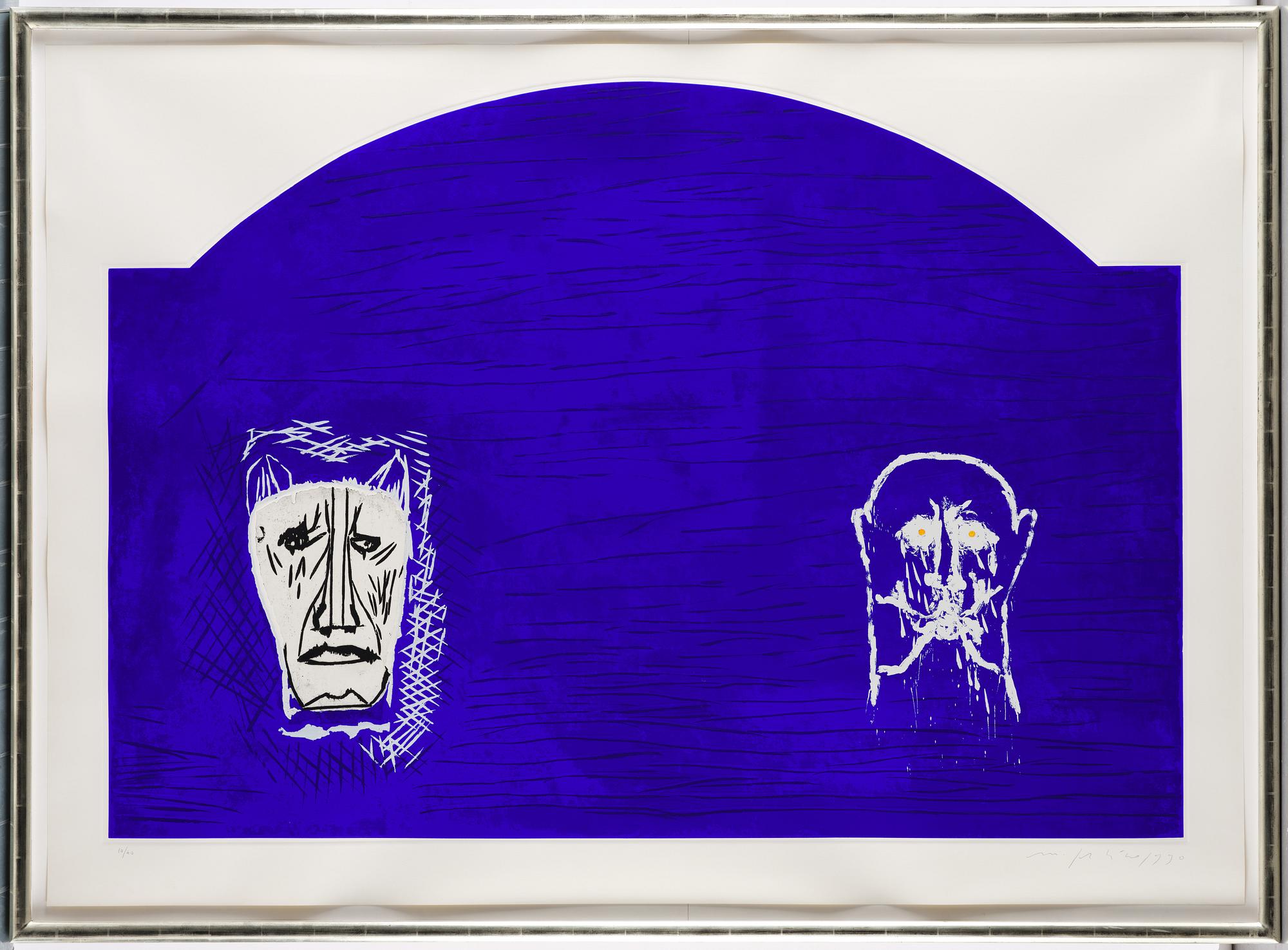 Mimmo Paladino, "Anacreonte".