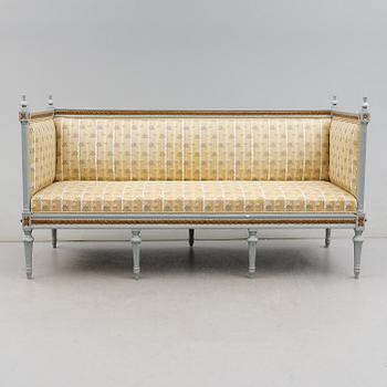 SOFFA, gustaviansk, sent 1700-tal.
