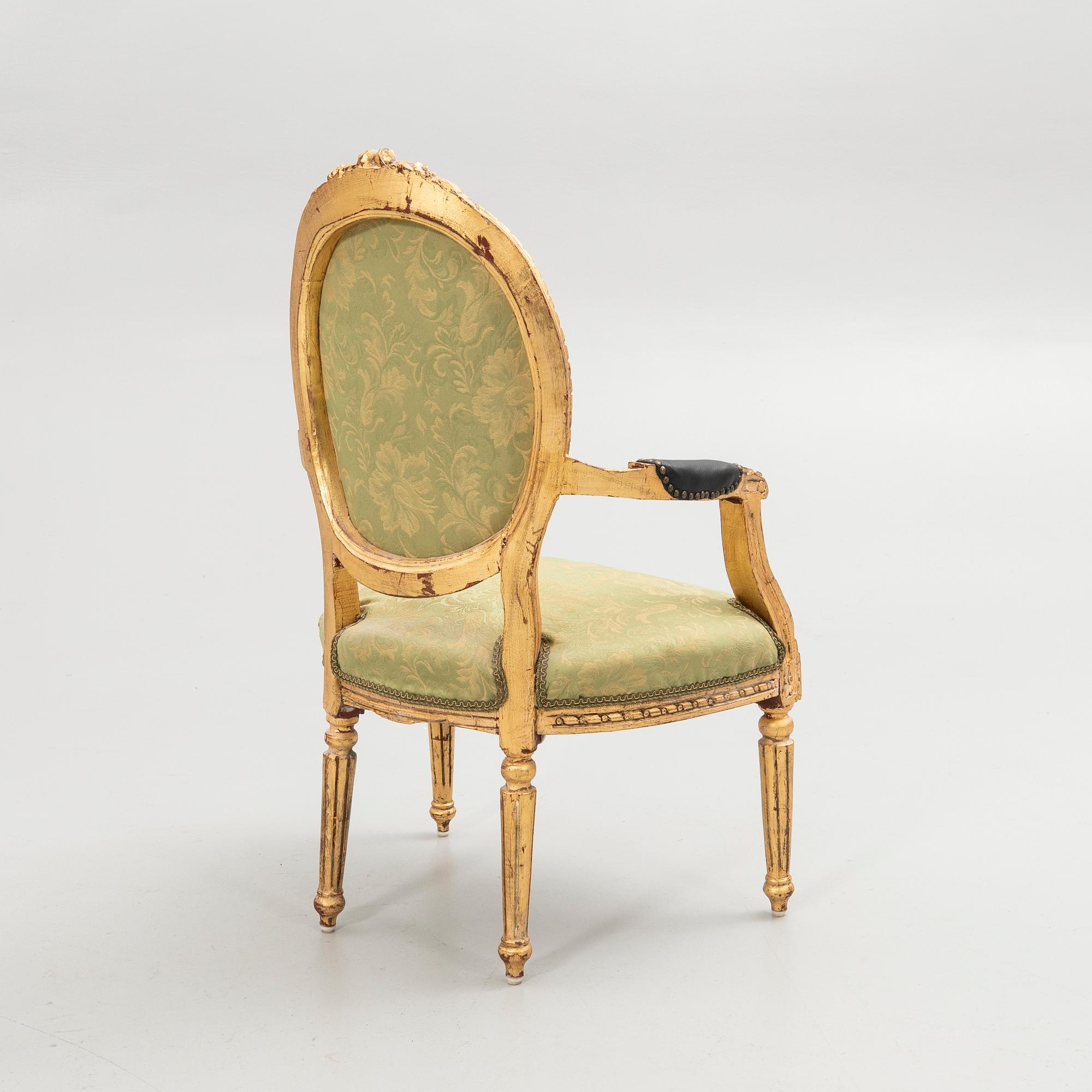 Karmstol, Louis XVI-stil.