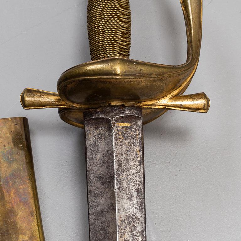 A Swedish sword, second half of the 18th century.