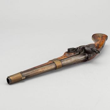 A FLINTLOCK PISTOL, model m/1807.