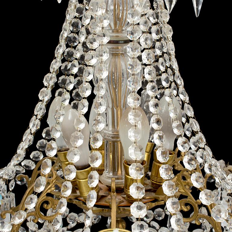 A late 19th Century chandelier.