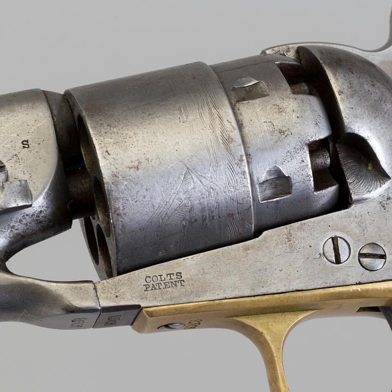 A percussion Colt 1860 Army, no 90473.