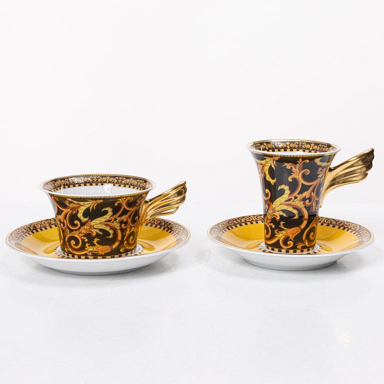 Versace, a 24 piece 'Barocco' tea and coffee service, Rosenthal, Germany.