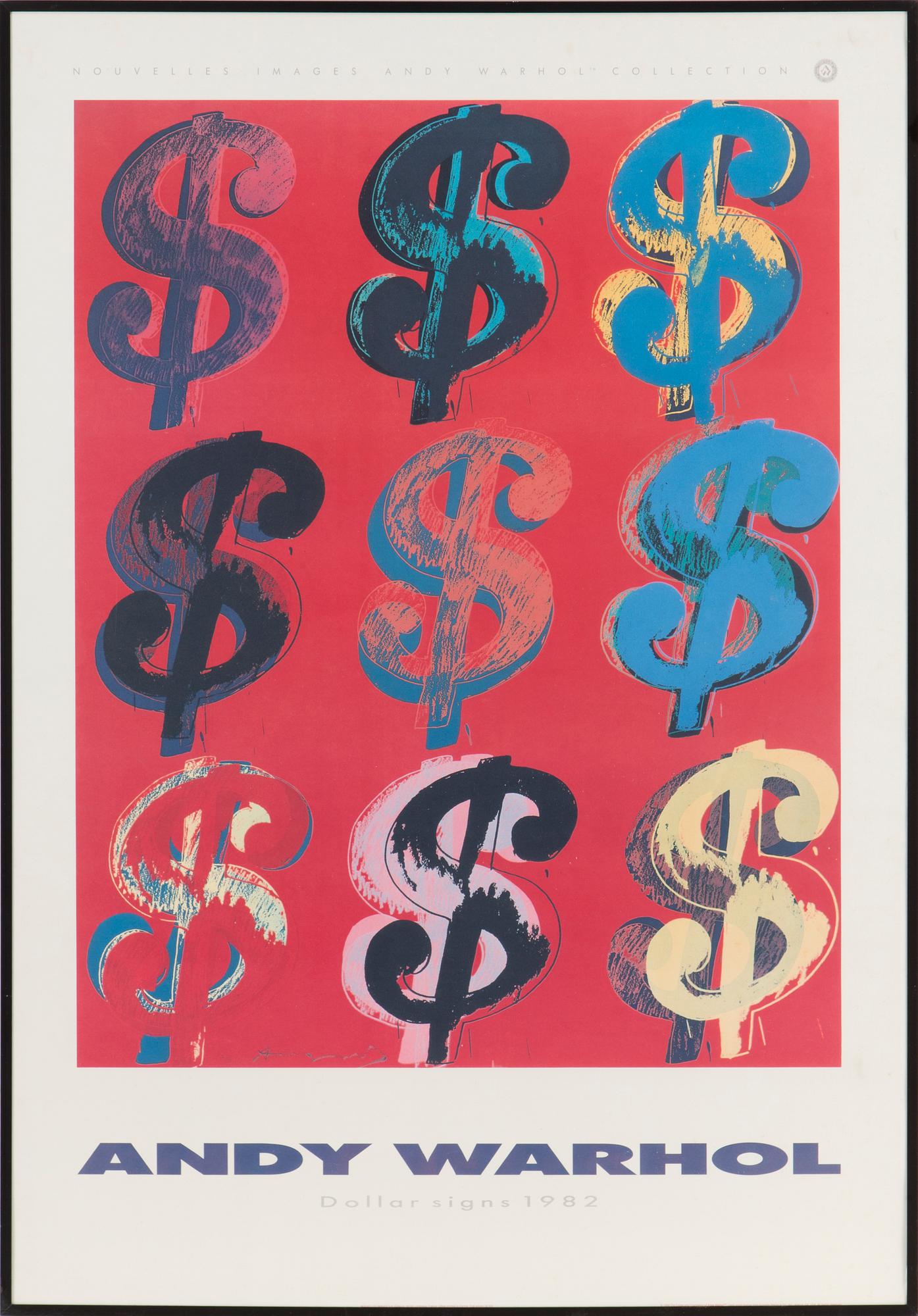 ANDY WARHOL, Offset in colours, after Andy Warhol, published by Nouvelles Images, Lombreuil, first edition, 1989.