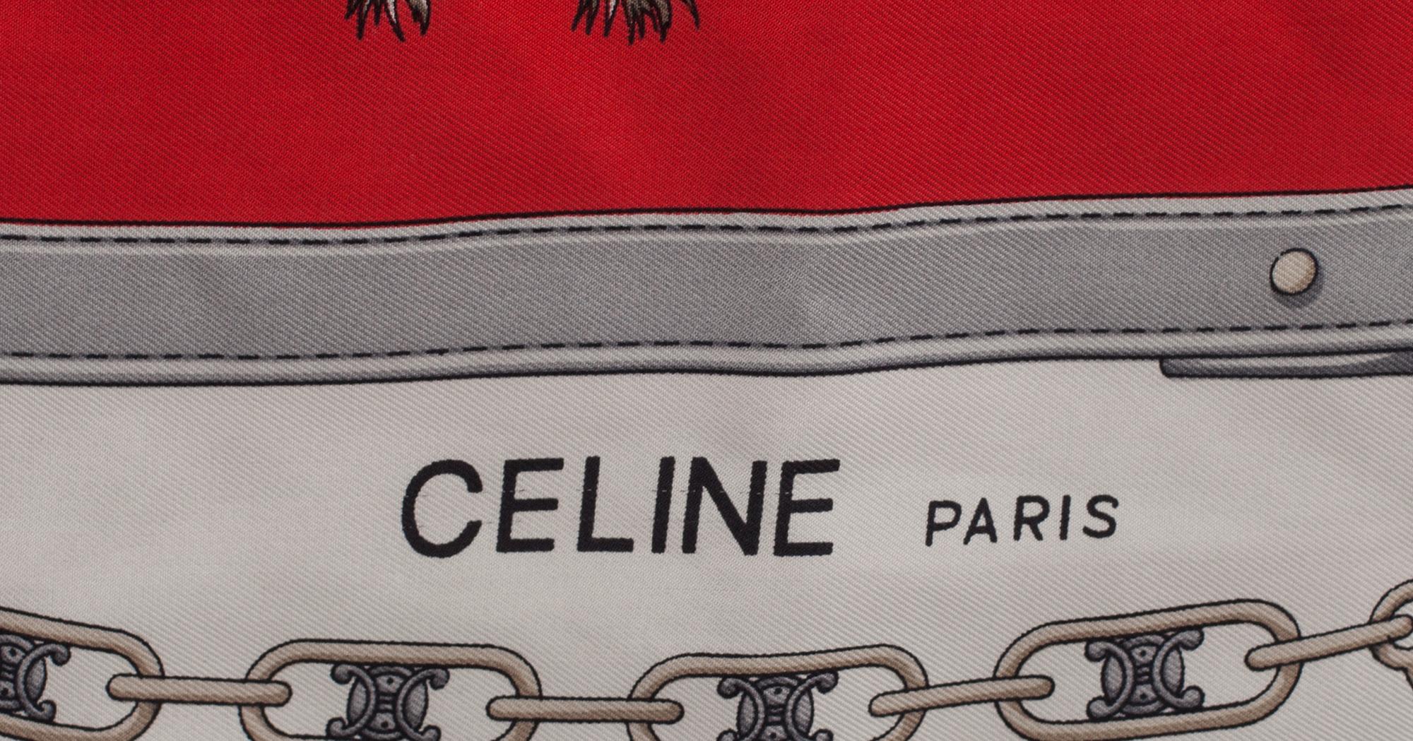 SCARF, 2 st, Celine samt Dior.