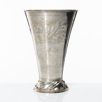 Bägare, silver, Lars Löfgren Hudiksvall (1797-1853).