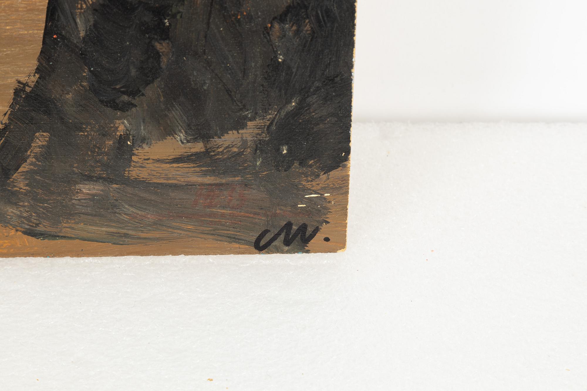 Carl Johan De Geer & Ernst Billgren, acrylic on panel, signed.