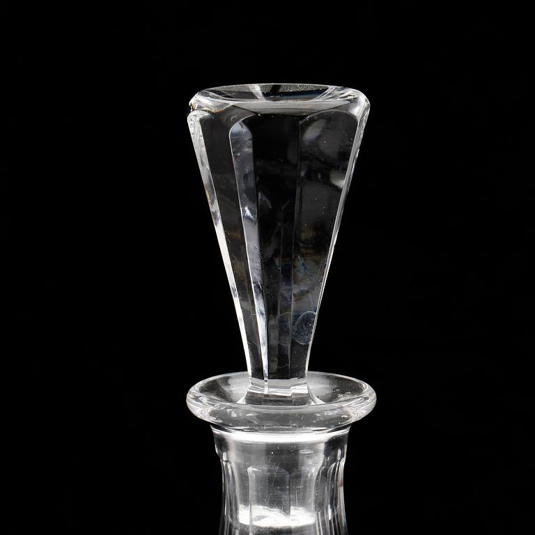 GLASSERVISDELAR, 9 st, "Kent", Elis Bergh, Kosta-Boda, omkring 1900-talets mitt.