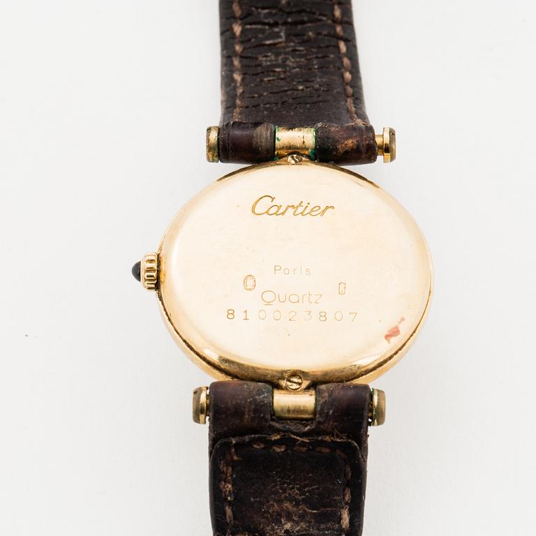 must de CARTIER, VLC, wristwatch, 24 mm.