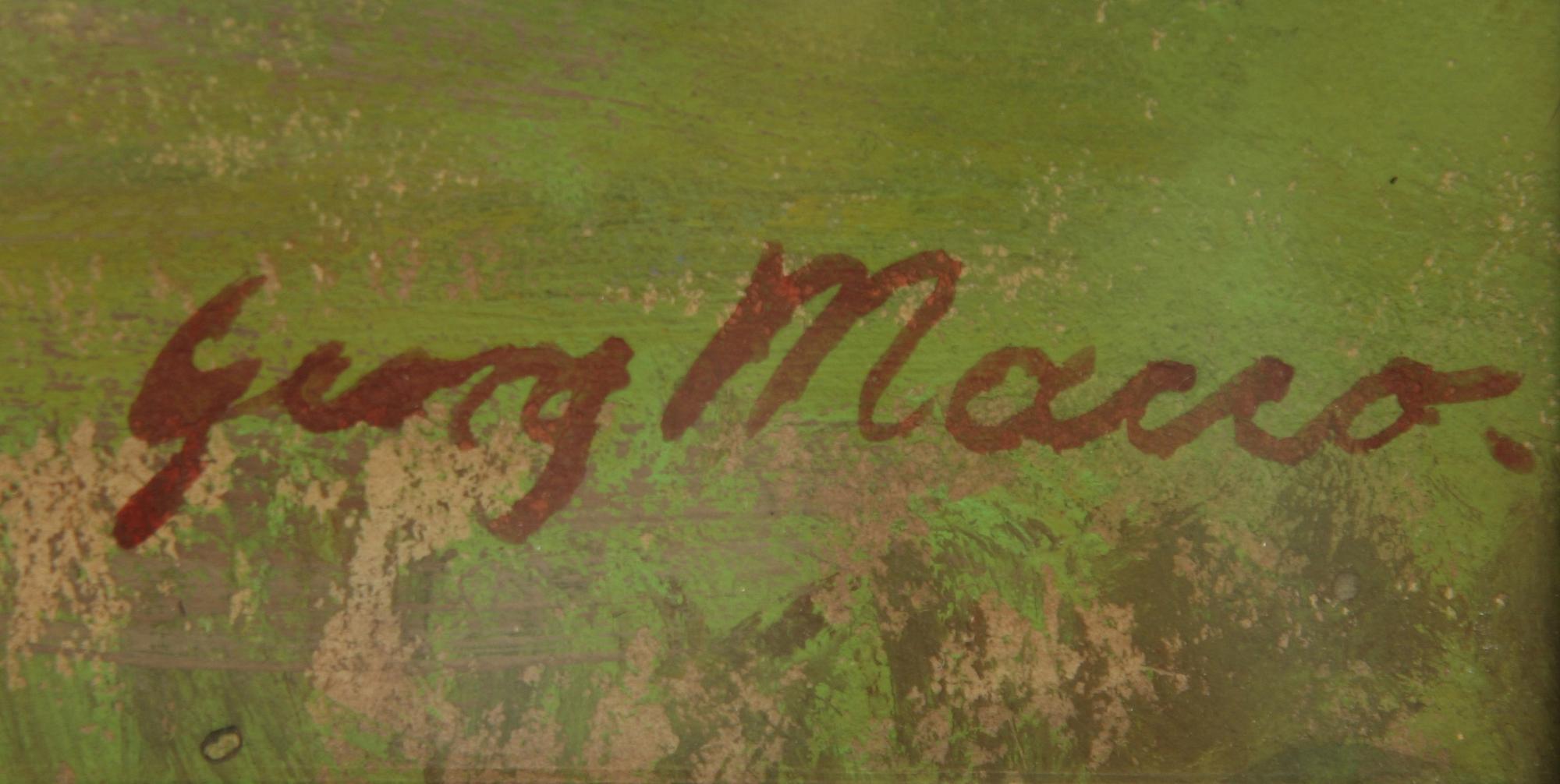 GEORG MACCO, gouache, sign.