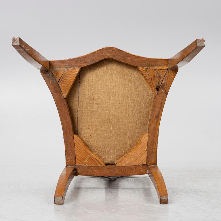 An Art nouveau chair, beginnnig of the 20th century.