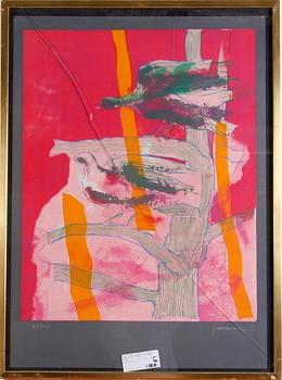 PARTI GRAFIK, 2 delar, otydl sign o numr 17/65 resp 75/120.