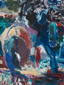 Ulf Trotzig, Horses in landscape.