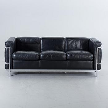LE CORBUSIER, soffa "LC2", Cassina, märkt i metallen.