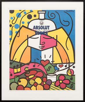 Romero Britto, Absolut Vodka.