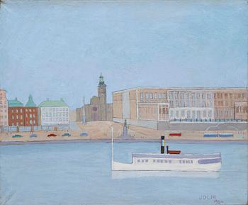 666. Einar Jolin, View towards Gamla Stan, Stockholm.