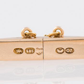 ARMBAND, 14K guld. Helsingfors 1967.
