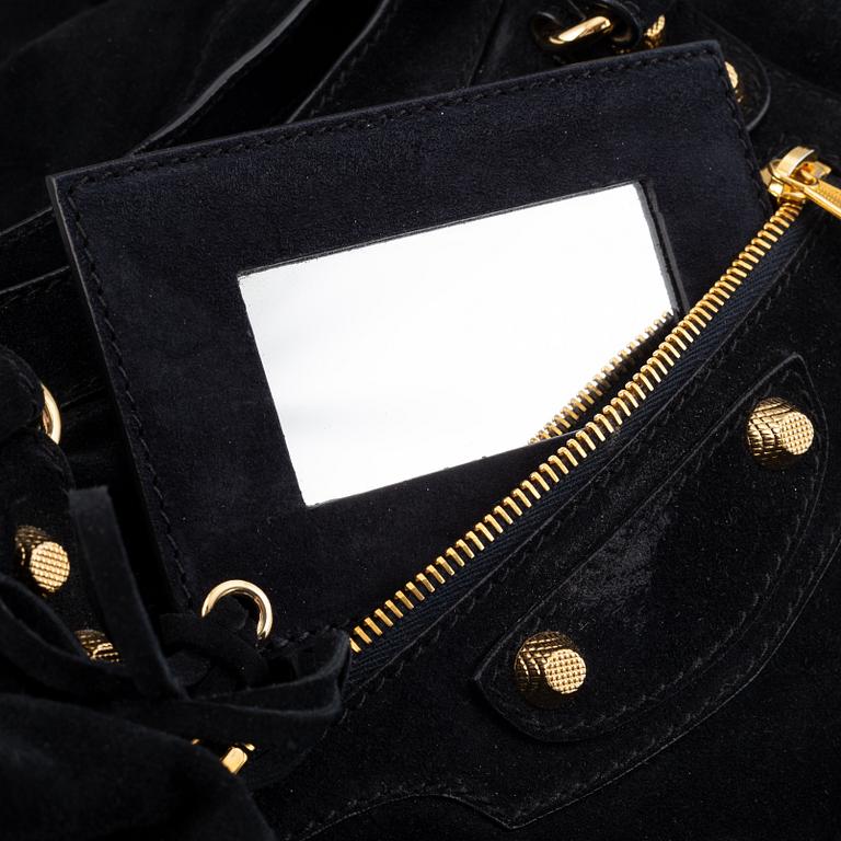 Balenciaga, a suede 'City Bag'.