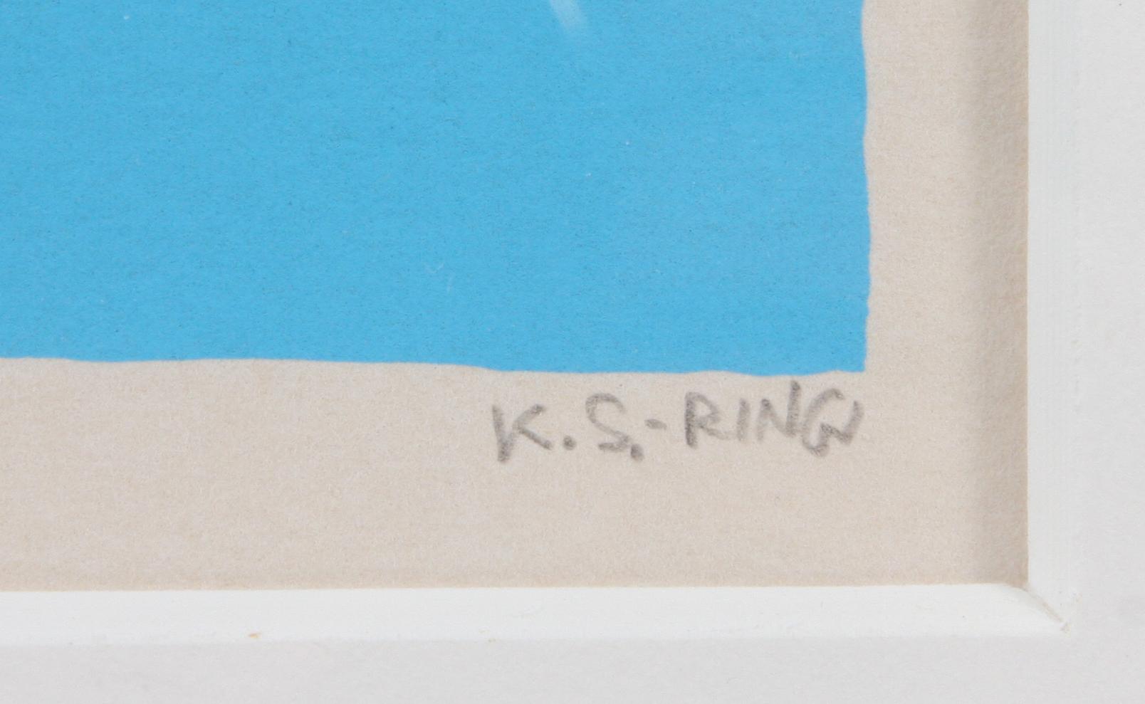 KJELL RINGI, blandteknik, sign.