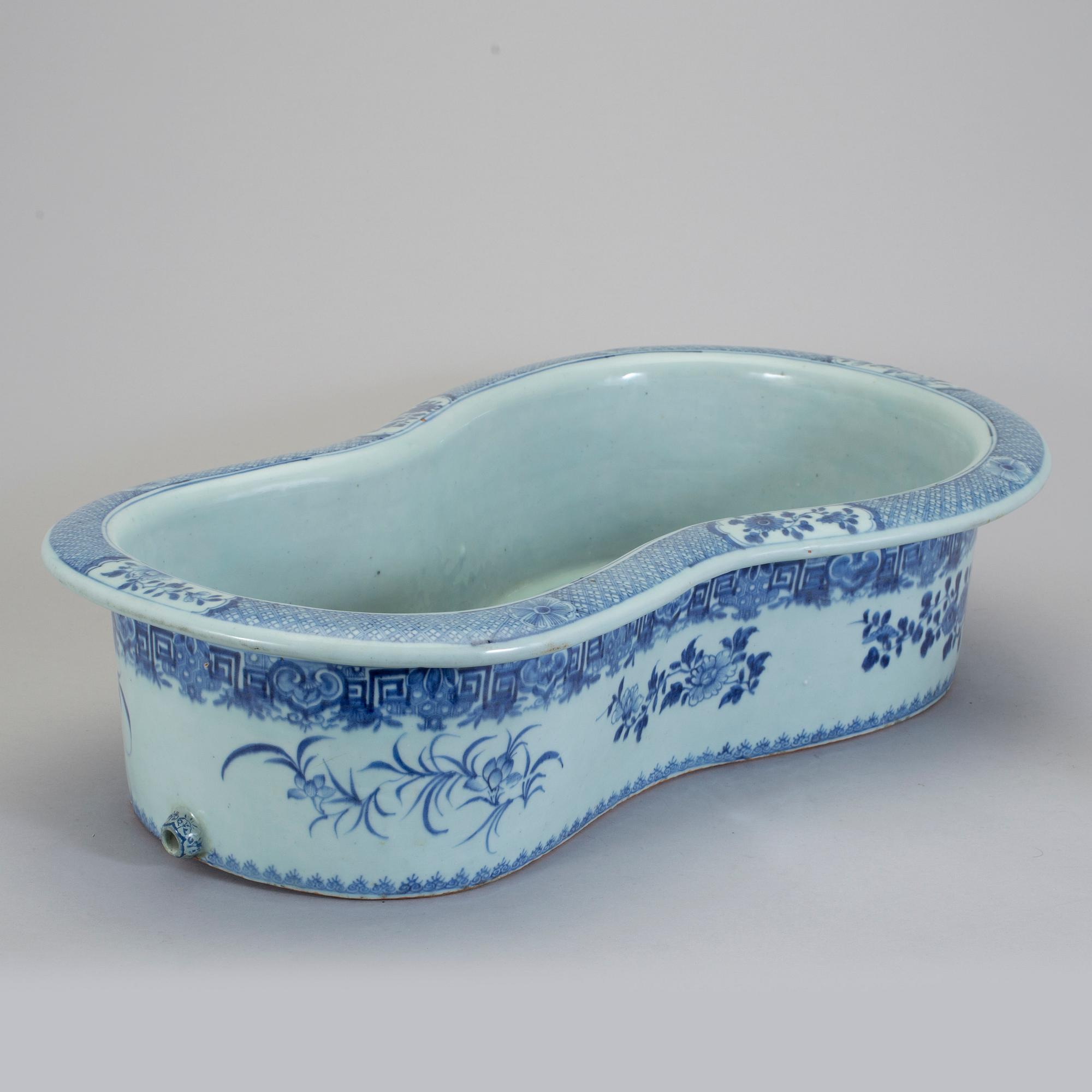 BIDÉ, kompaniporslin, Kina, Qingdynastin, Qianlong (1736-95).