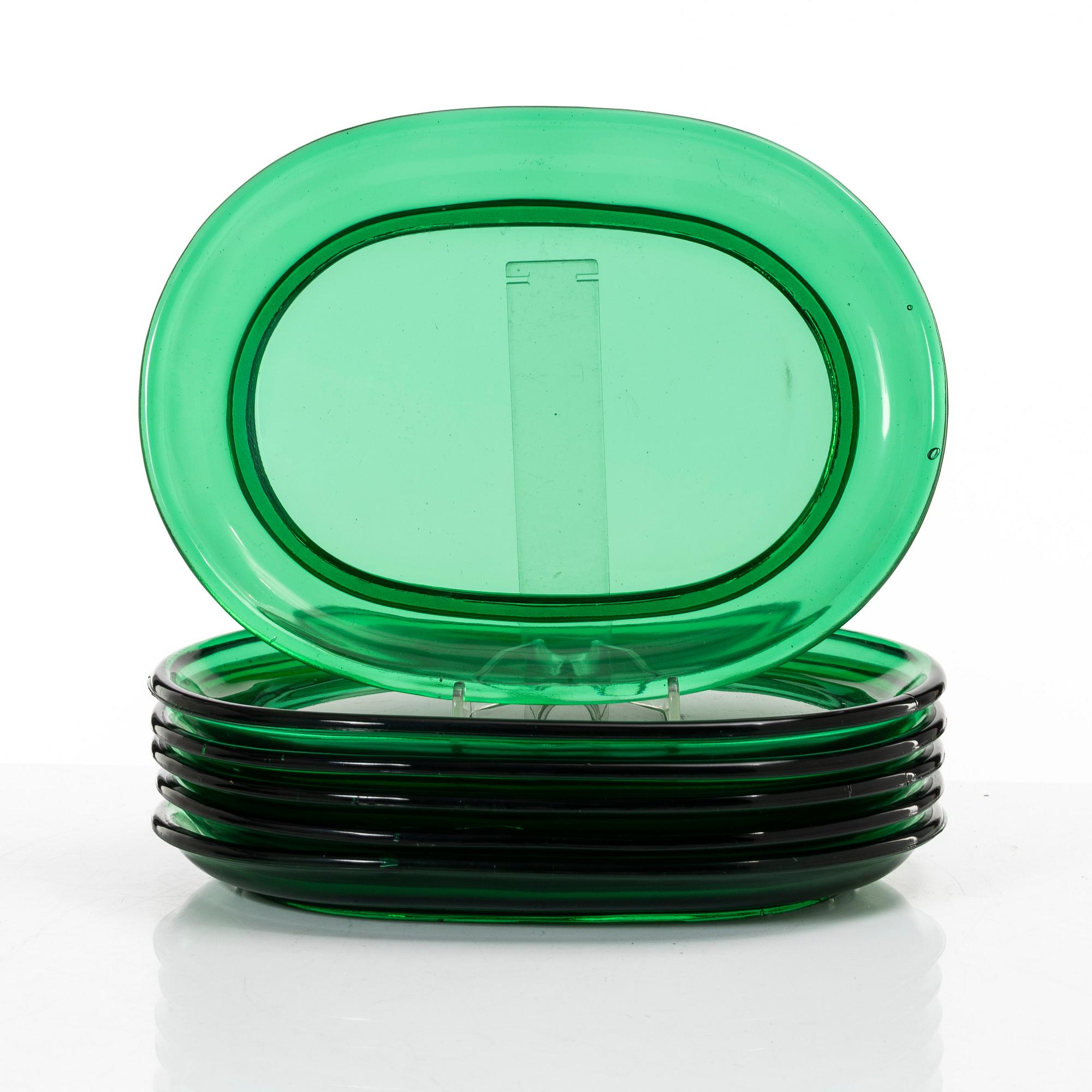 Josef Frank, hummertallrikar, 6 st, Reijmyre för Svenskt Tenn.