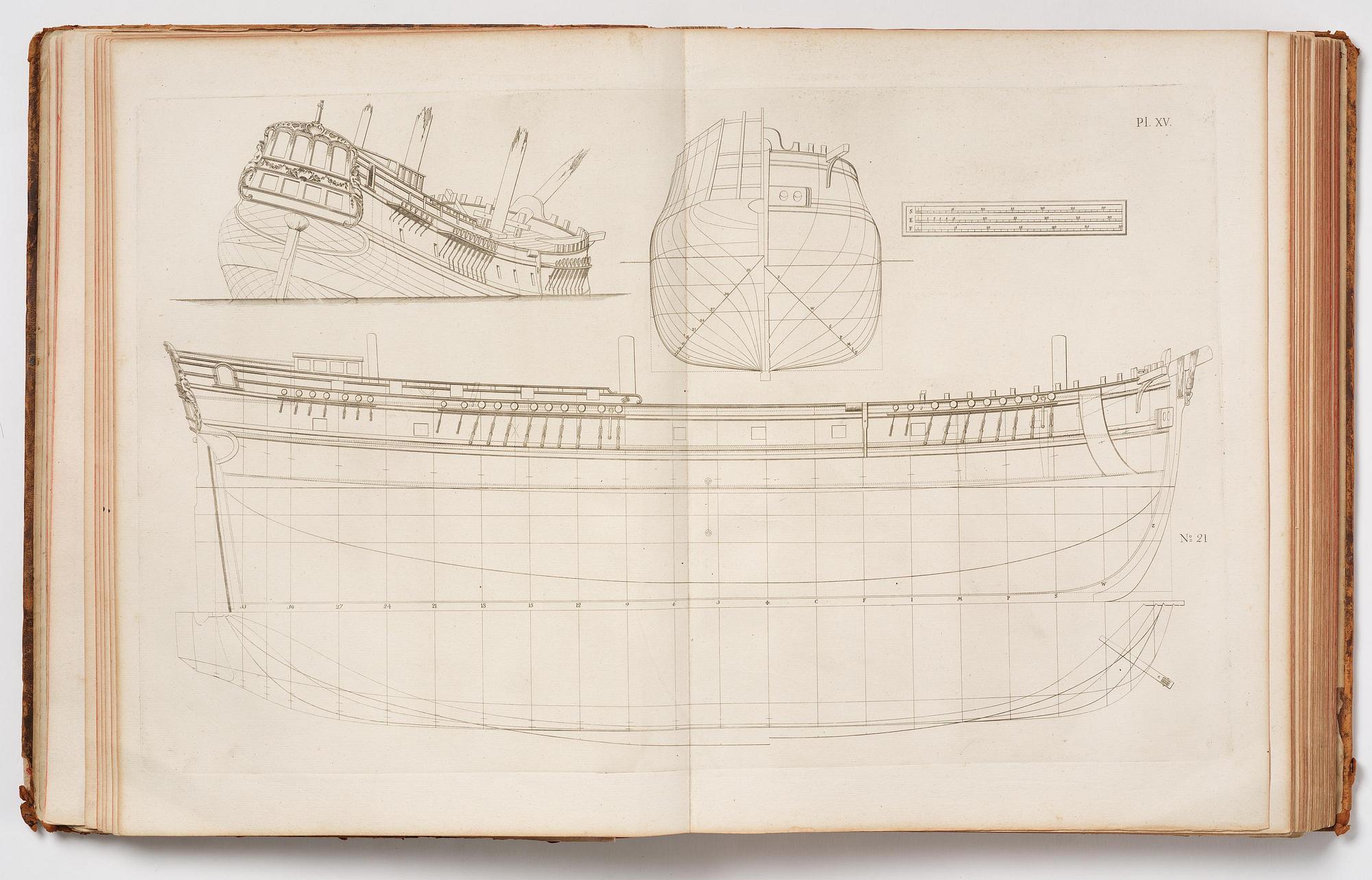 Fredrik Henrik af Chapman, ”Architectura navalis mercatoria”- Sweden's most impressive 18th-century work on shipbuilding.