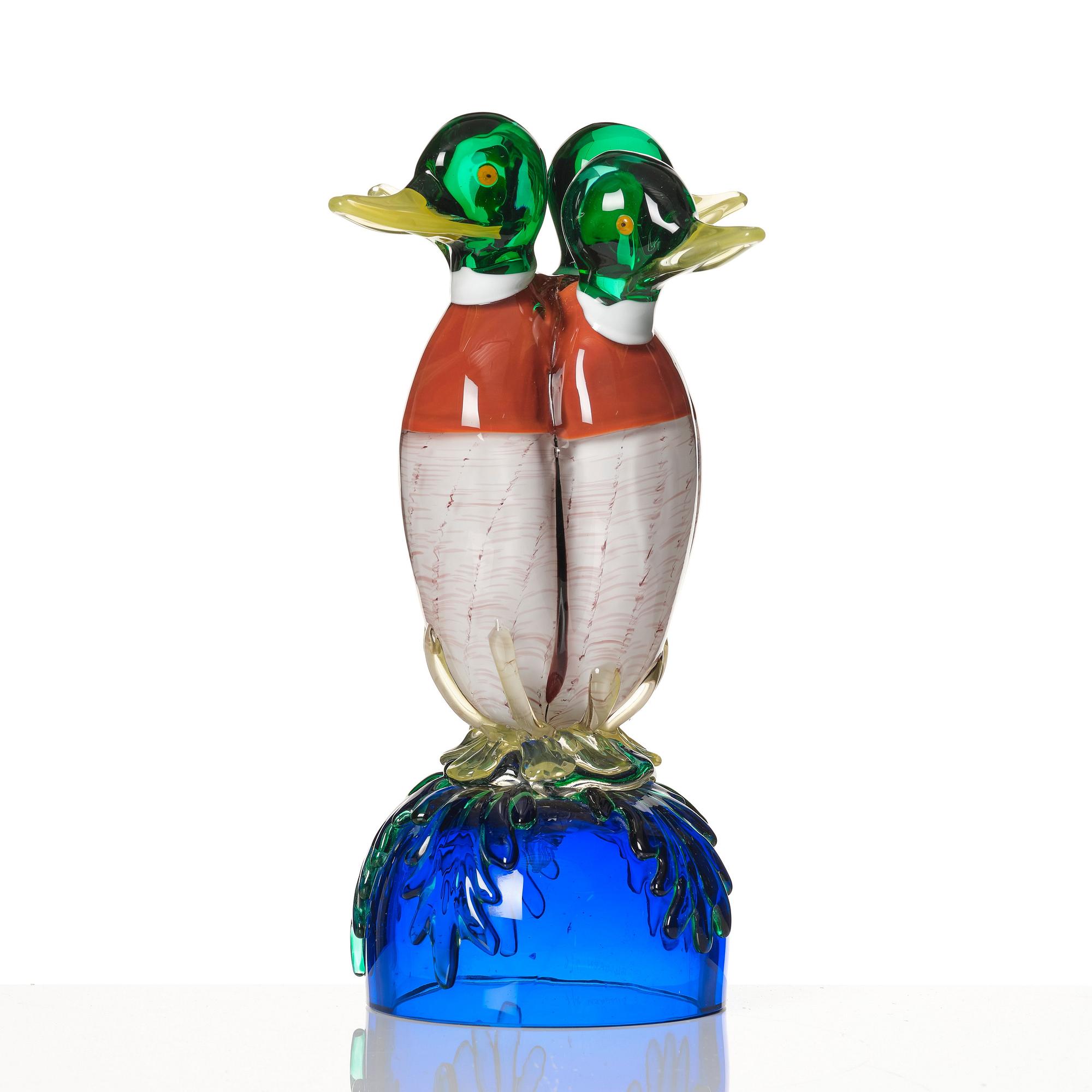 Ernst Billgren, "Väktare", skulptur, Berengo Studio, Murano 2000, ed. 2/6.