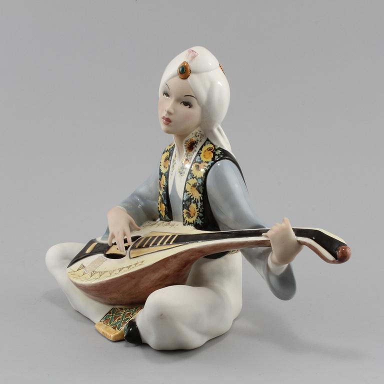 FIGURIN, porslin, Torino, Italien, 1900-talets andra hälft.