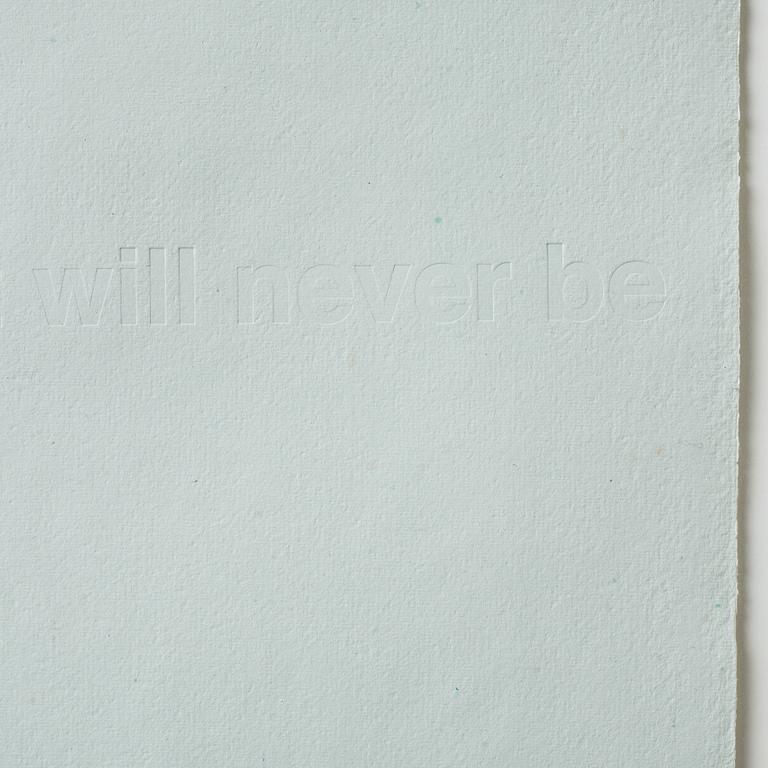 LUKE STETTNER, Triptyche, signed and dated 2009 on verso. Hand-made paper, med tryck.