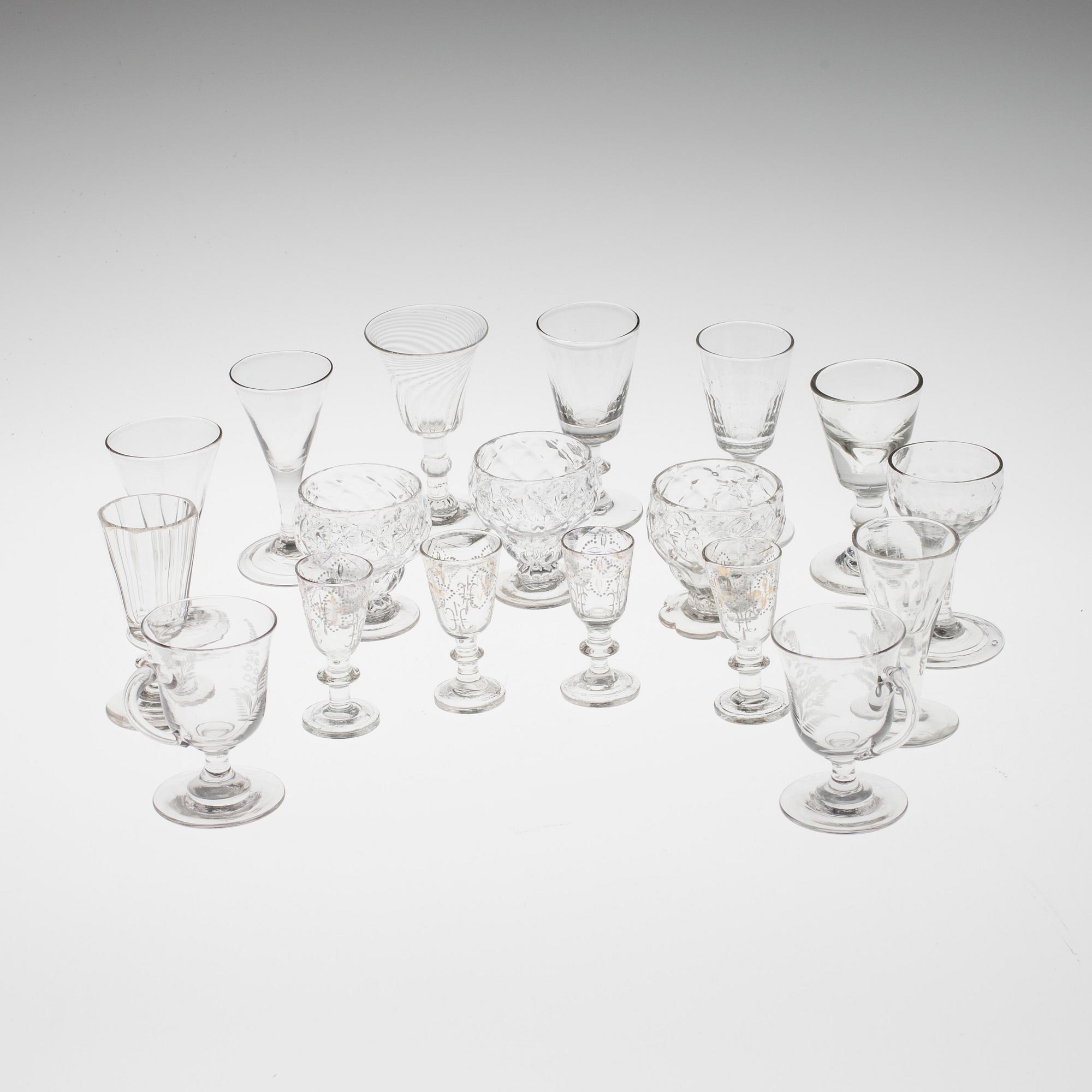 PARTI GLAS, 18 st, 1800- och 1900-tal.