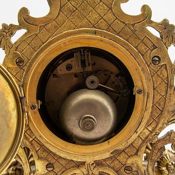 A Rococo styule table clock first half of the 20th century.