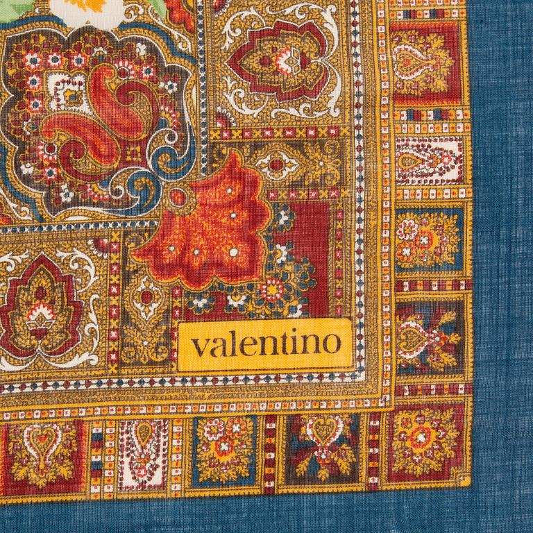VALENTINO, wool and silk shawl.