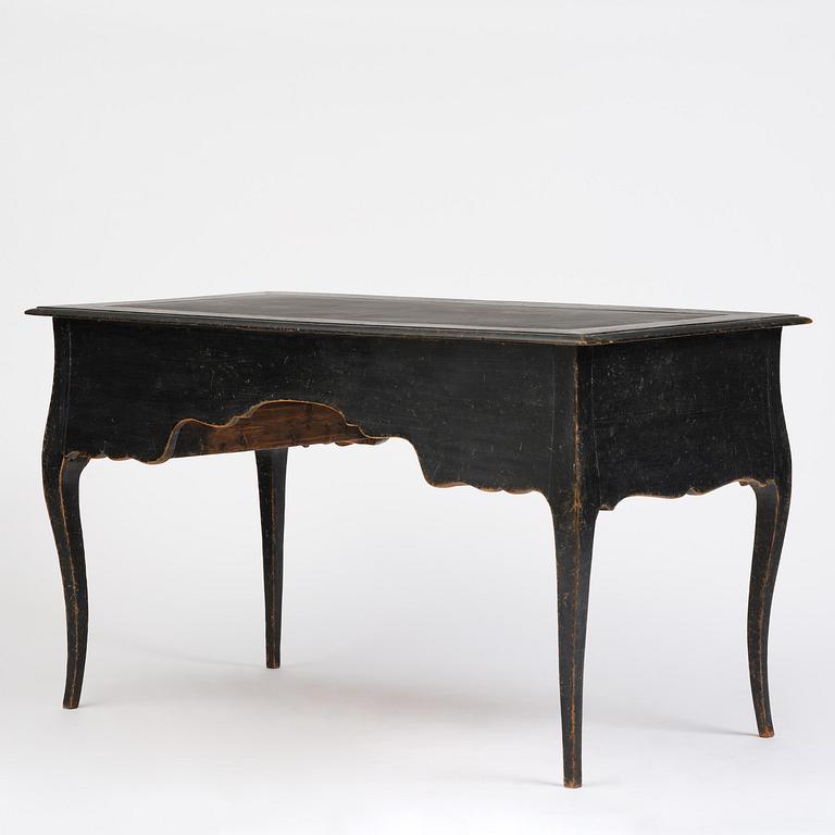 A Swedish rococo desk by L. Bolin (master in Stockholm 1759-1801).