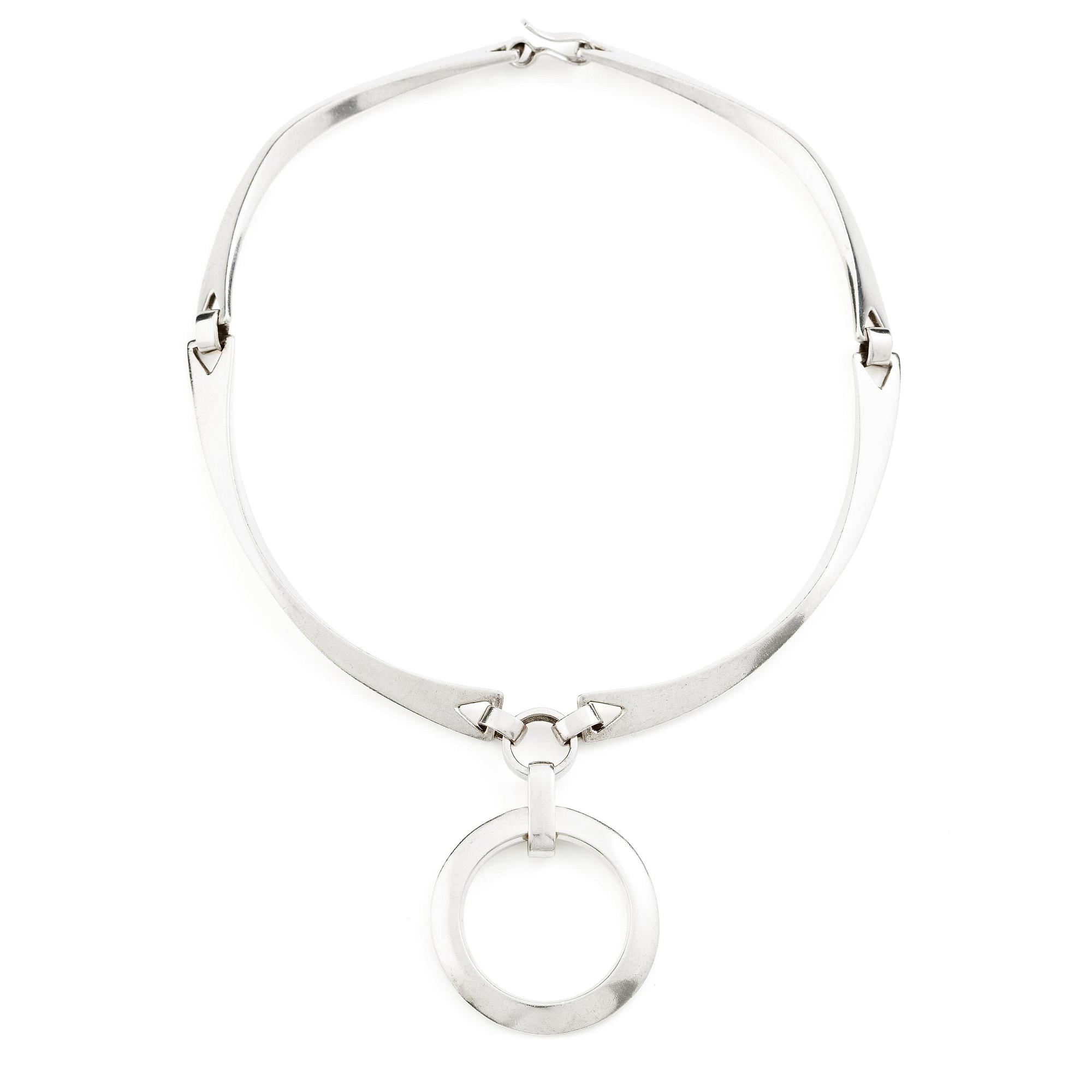 Sven-Erik Högberg, a necklace, sterling silver, Gothenburg 1991.