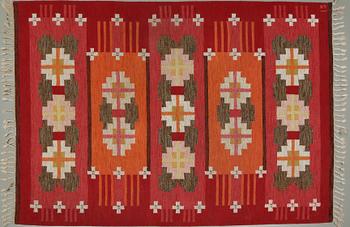 MATTA, rölakan, Ingegerd Silow, monogramsignerad, 1900-talets andra hälft, 244 x 167 cm.