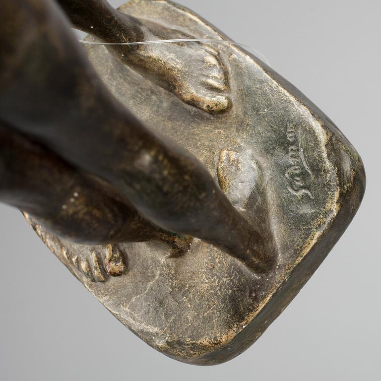 GUDMAR OLOVSON, skulptur, gips, signerad i massa.