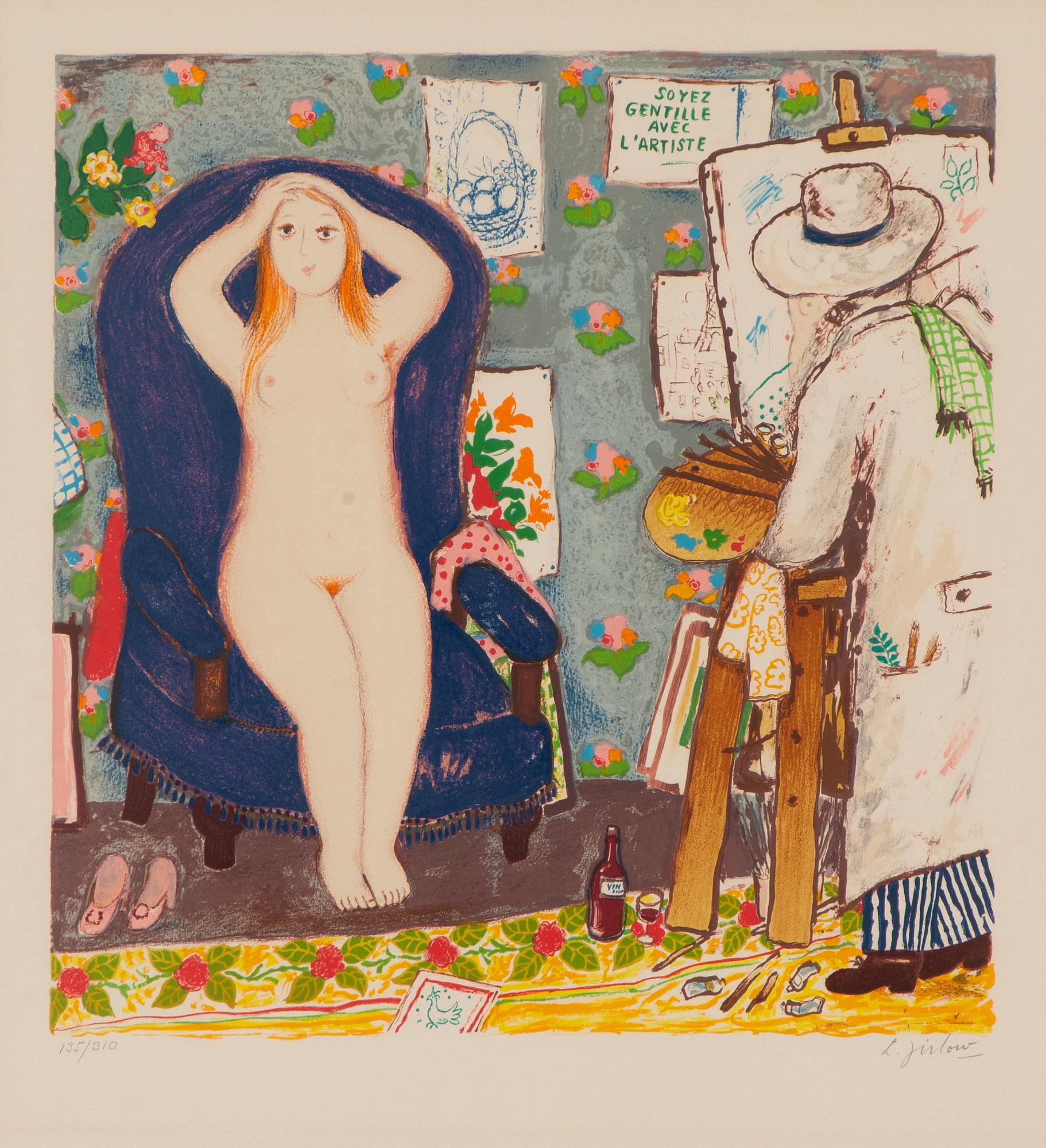 Lennart Jirlow, "Målaren och flickan".