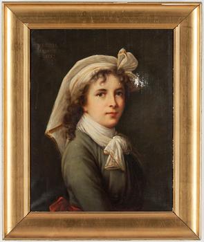 ELISABETH VIGÉE-LEBRUN, Kopia efter, ej signerad. Olja på duk.