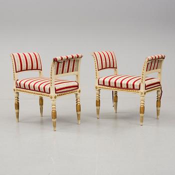 BANKETTER, ett par. Sengustavianska, 1700-talet slut.