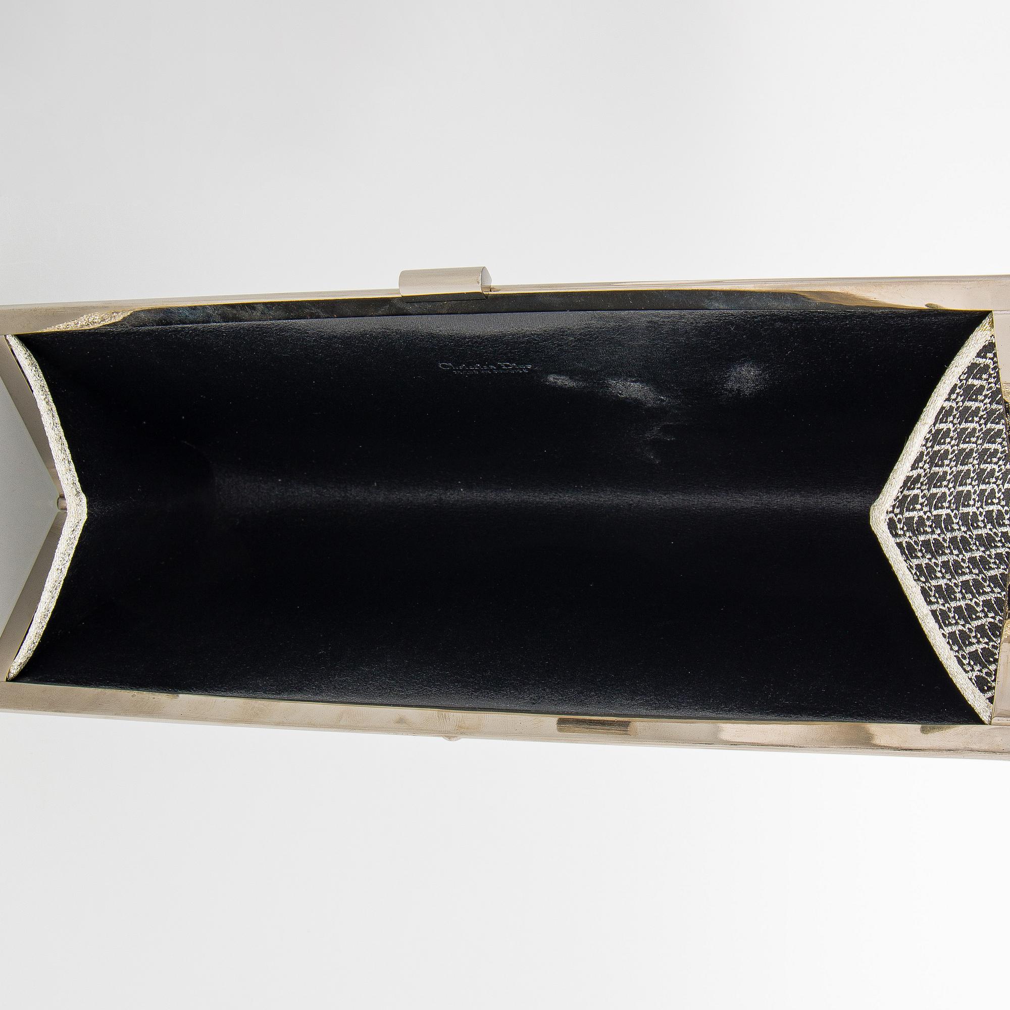 Christian Dior, a vintage clutch bag.